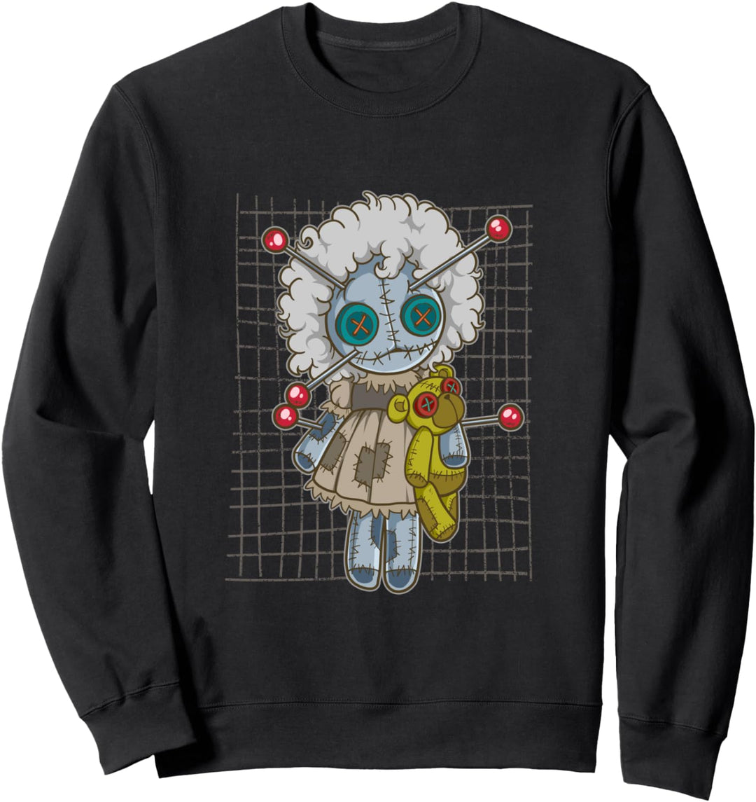 Pastel Goth Voodoo Doll Gift Sweatshirt