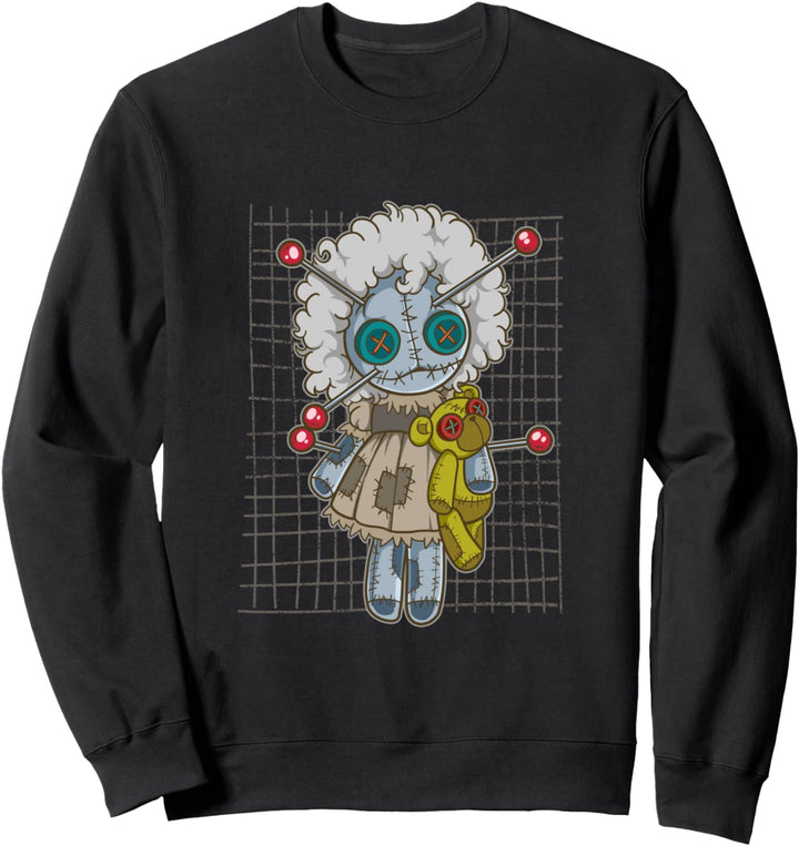 Pastel Goth Voodoo Doll Gift Sweatshirt