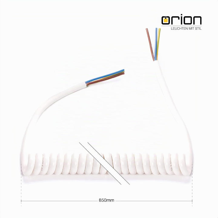 ORION LIGHTSTYLE Spiralkabel 3 adrig Spiralleitung Spiral Verlängerung Elektrokabel Leuchtenkabel La