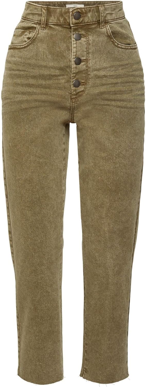 ESPRIT Damen Hose, 350/Khaki Green