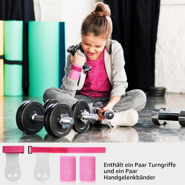 CLISPEED 4 Stück Sport-Gymnastik-Griffe Armbänder Kinder-Gymnastik-Stange Griffe Schweissbänder Gewi