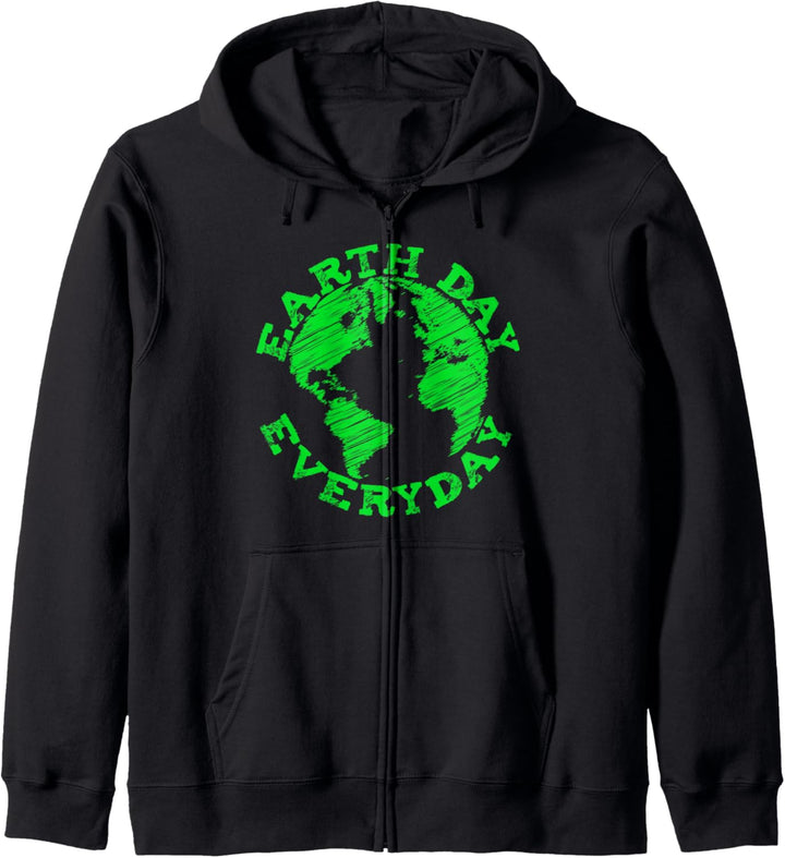 Earth Day Everyday artitistic Design Save the planet Kapuzenjacke