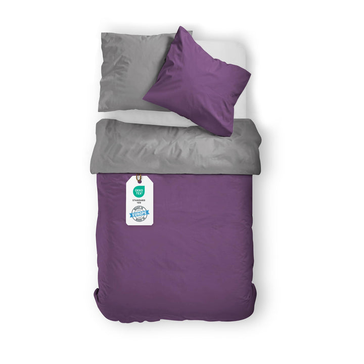 BLUE MOON Premium Mako-Satin Wendebettwäsche - Satin-Bettzeug - Bettwäsche aus 100% Baumwolle - Made
