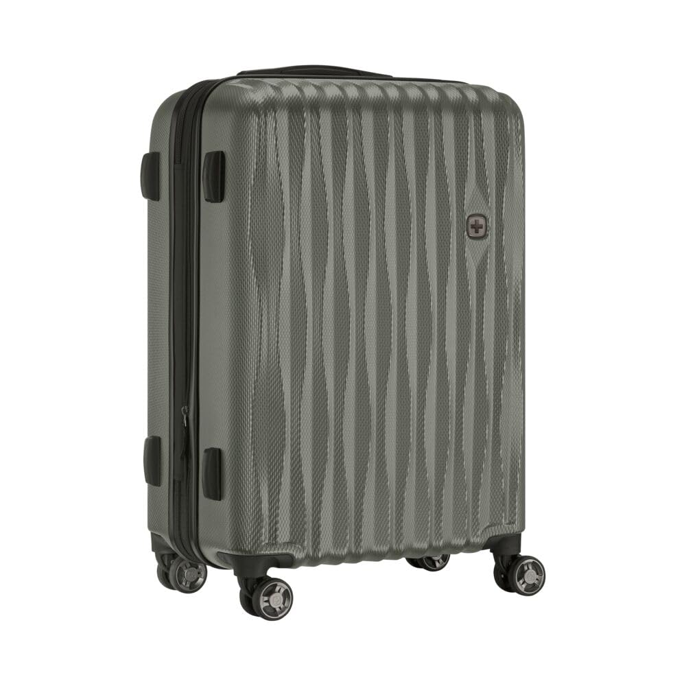 WENGER Energie M Hartschalenkoffer mit 4 Rollen, Trolley, M, 65 (75) l, Sicherheitsschloss, Damen He