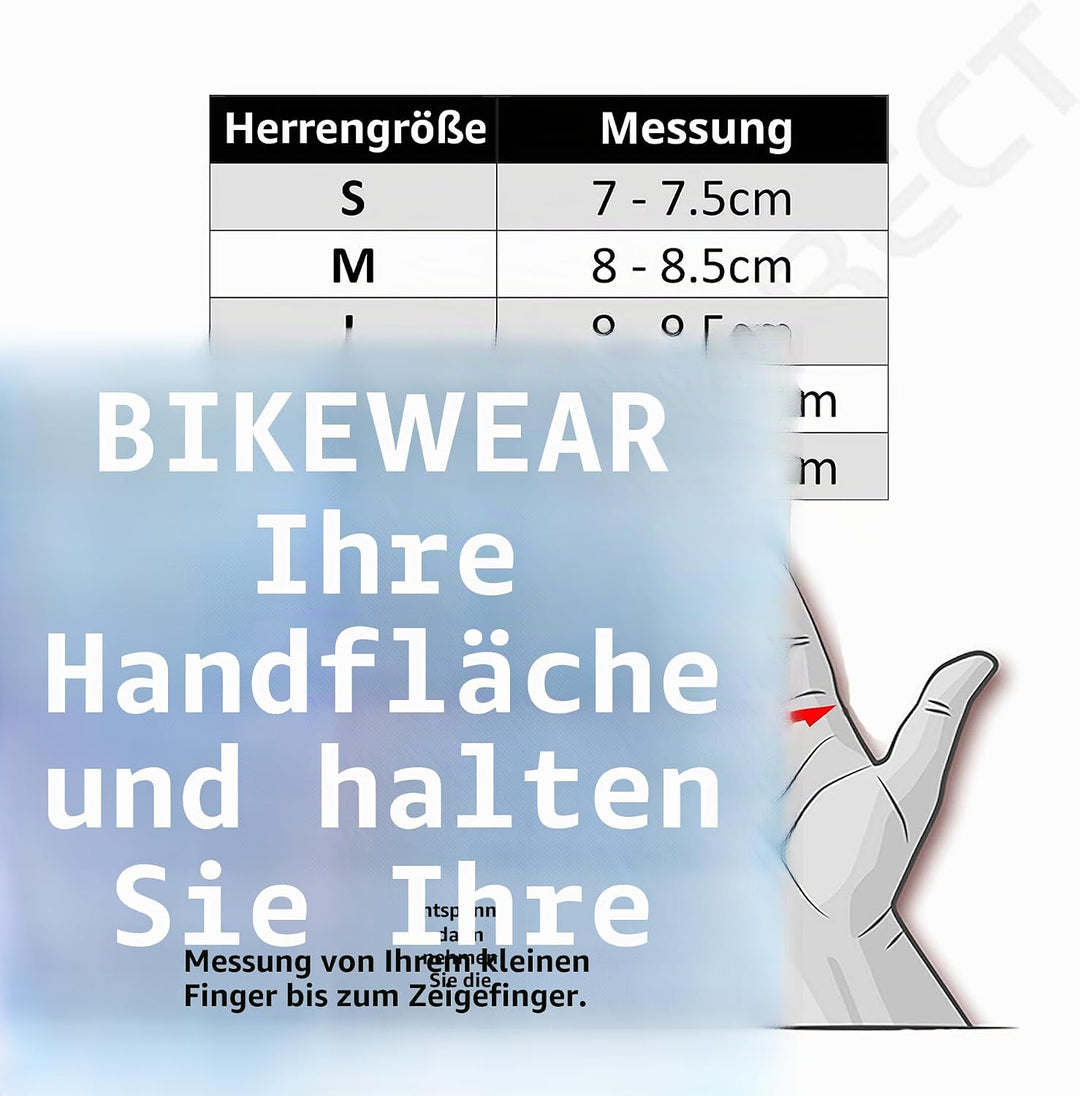 Texpeed Motorradhandschuhe Herren Leder - Biker Winter warm handschuhe - Weiches, leichtes echtes Br