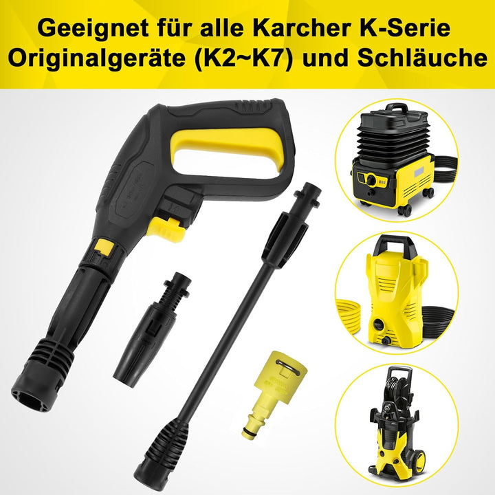 2175 PSI Trigger Gun Kit,Kompatibel mit Karcher Hochdruckreiniger Fit für K2-K7 Schlauch Schnellkupp