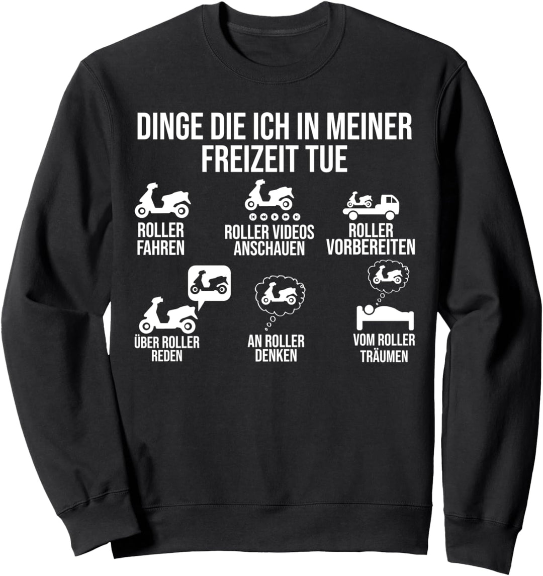 Rollerfahrer Roller Sweatshirt