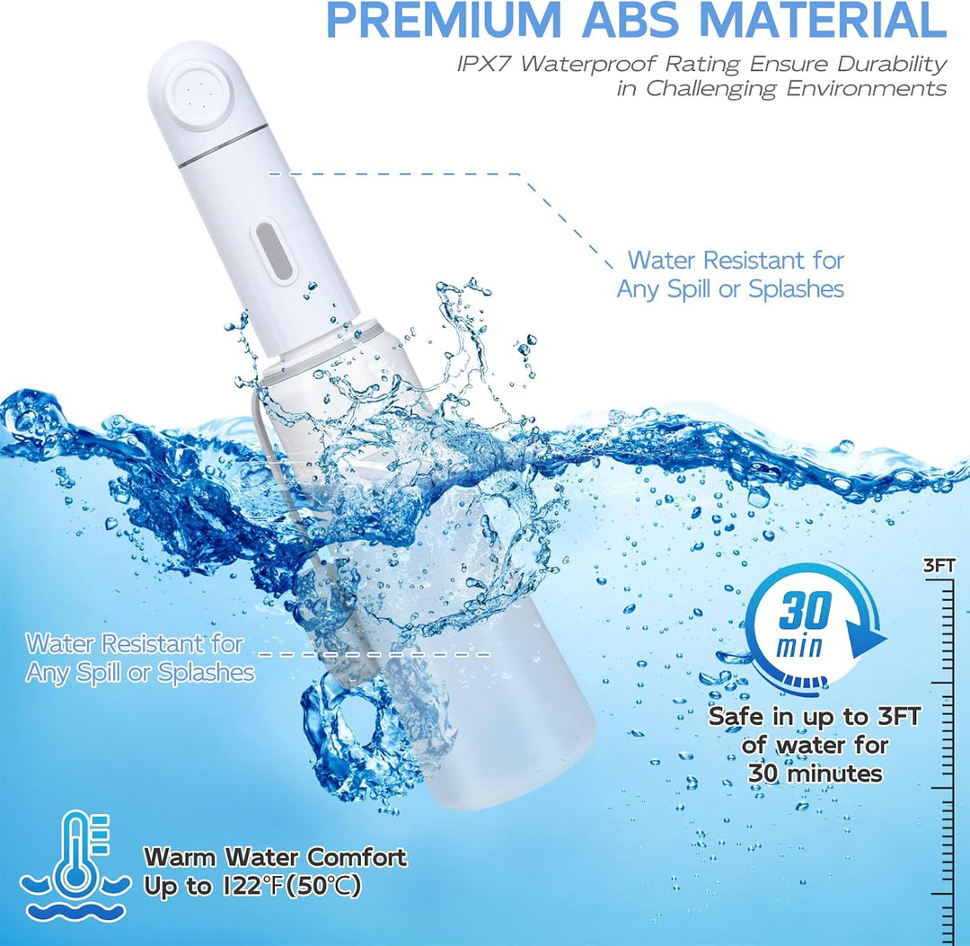 Tragbares Bidet für Reisen, 350 ml, Elektrisch, IPX7 Wasserdicht, Wiederaufladbar, Handheld, Bidet,