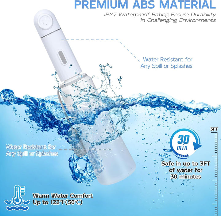 Tragbares Bidet für Reisen, 350 ml, Elektrisch, IPX7 Wasserdicht, Wiederaufladbar, Handheld, Bidet,