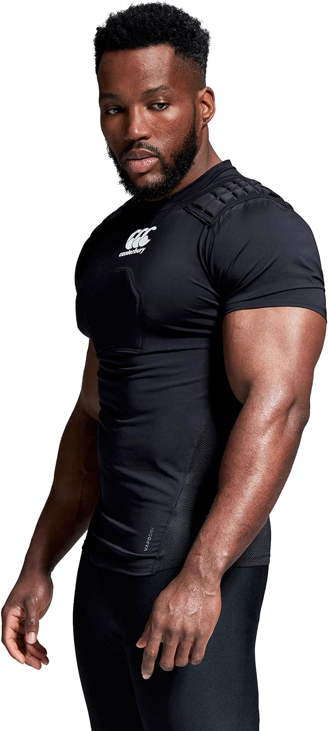 Canterbury CCC-Schutz Rugby-Schutzweste M Schwarz/Weiss/Silber, M Schwarz/Weiss/Silber