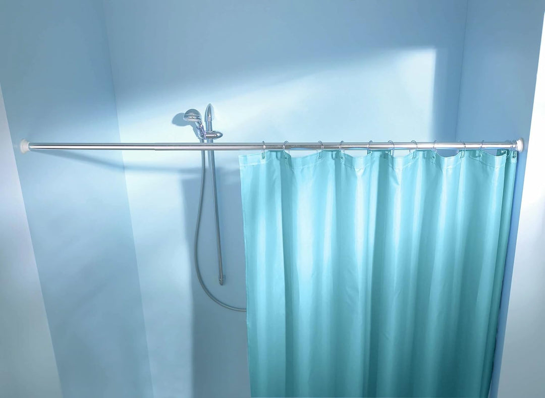 Kleine Wolke Stange Federstange Farbe Weiss 75-125 cm Ø 25mm, Weiß 75-125 cm