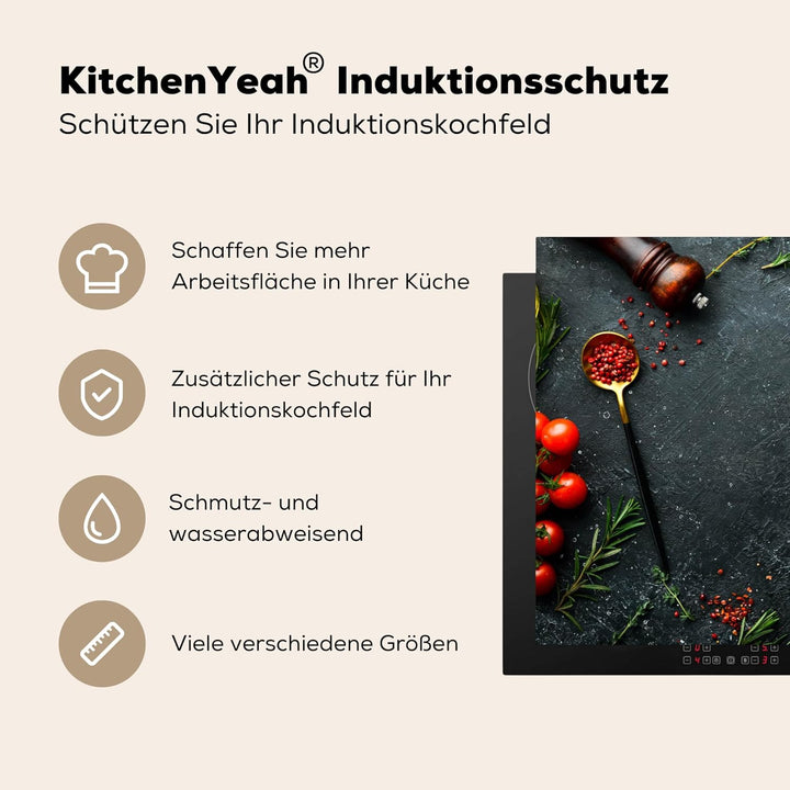 Herdabdeckplatte 70x52 cm Einteilig Herdabdeckung Abdeckplatte für Ceranfeld Abdeckung Induktionskoc