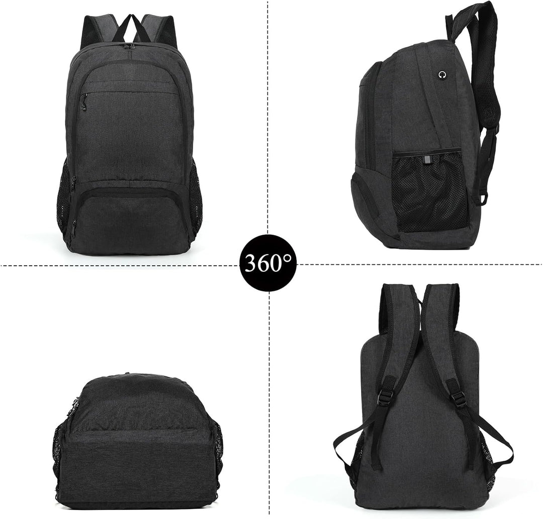 TANTOMI Wanderrucksack Ultraleicht Faltbarer Rucksack Klein, Packable Tagesrucksäcke Trekkingrucksac