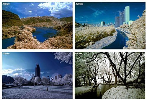 Fotga 77mm Sechs-im-EIN Einstellbare Infrarot Infrared Pass X-Ray-Objektiv-Filter IR Filter 530nm bi