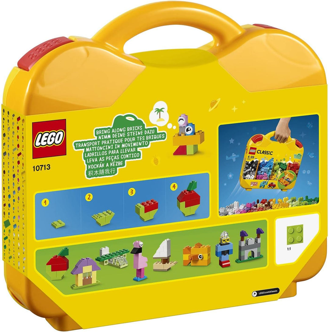 LEGO Classic Bausteine Starterkoffer – Farben Sortieren mit Aufbewahrungsbox, kreatives Geschenk, Ki