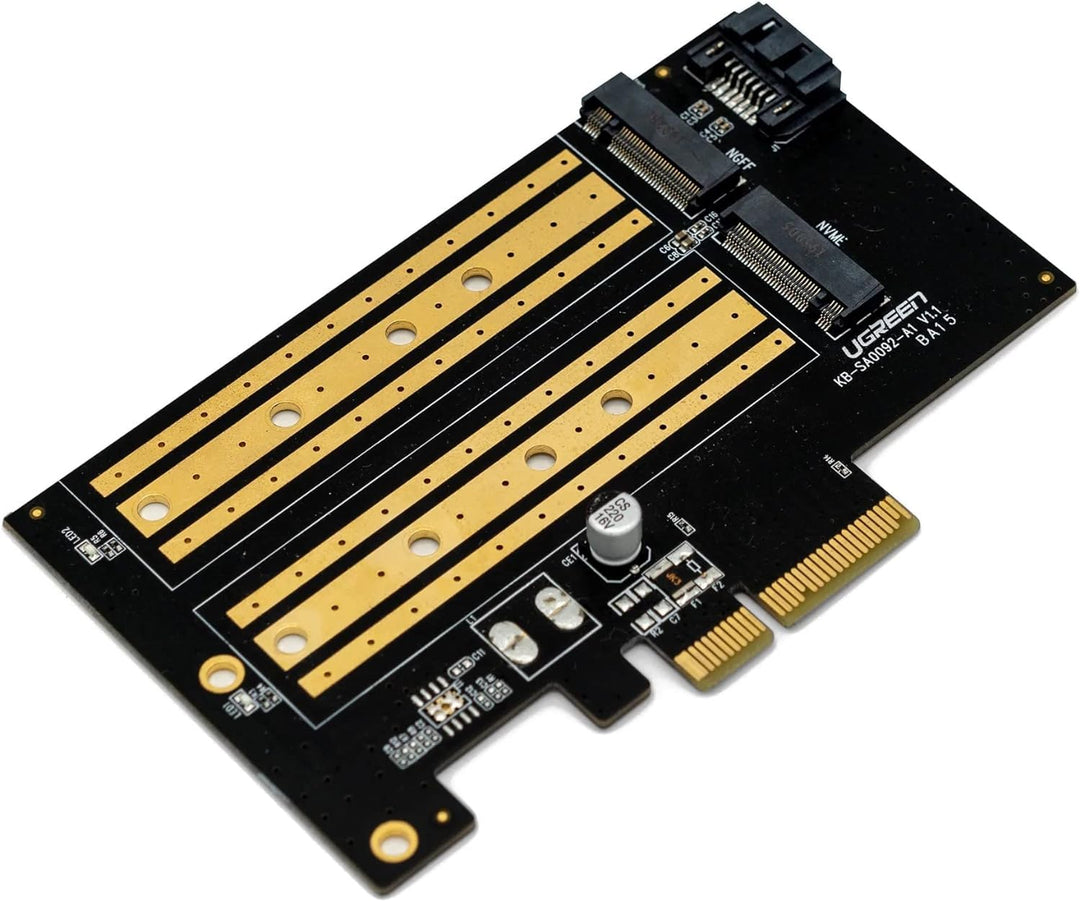 ZimaBoard Dual M.2 NVME SSD Adapterkarte 32 Gbps M Key PCIe 4.0 x4 Adapter für ZimaBoard Server, Des