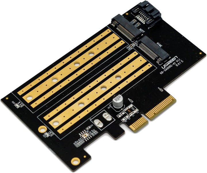 ZimaBoard Dual M.2 NVME SSD Adapterkarte 32 Gbps M Key PCIe 4.0 x4 Adapter für ZimaBoard Server, Des