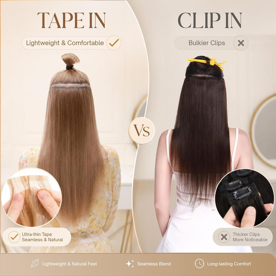 Rich Choices Tape Extensions Echthaar Extensions Tape Haarverlängerung Echthaar Tape in Extensions K