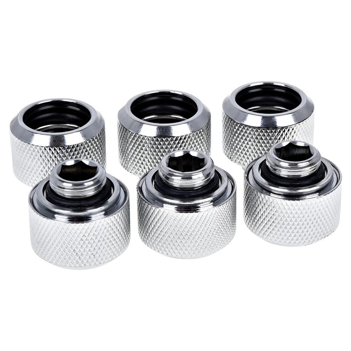 Alphacool 17378 Eiszapfen 16mm HardTube Anschraubtülle G1/4 - Chrome Sixpack Wasserkühlung Anschlüss