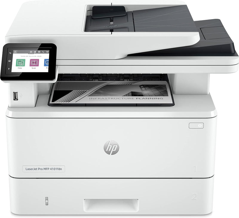 HP Laserjet Pro MFP 4102fdwe Multifunktions-Laserdrucker (Drucker, Scanner, Kopierer, WLAN, LAN, Dup