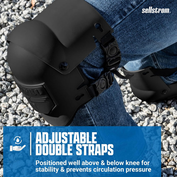 KP Industries Knee Pro Ultra Flex III Knieschoner (schwarz) von K-P Industries, Schwarz