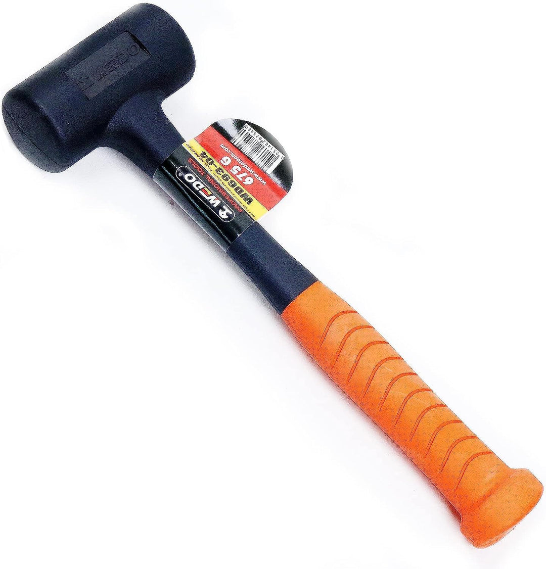 WEDO Schonhammer,450g Gummihammer,Länge 290mm,Kunststoffhammer,rückschlagfrei,Rückschlagfreier Schon