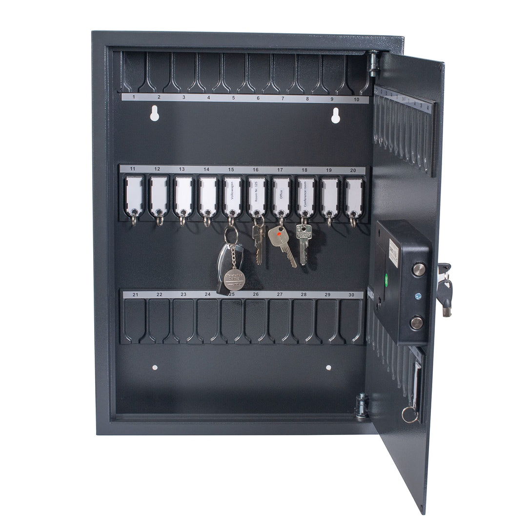 Pavo 8013876 HS Kabinett Magnetags, Metall, Dunkelgrau, Gross