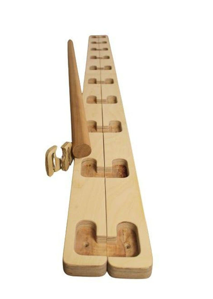 BearOnBar – Komplettes Set aus robusten Trainingsgeräten aus Holz: stabile Dip-Stange und Klimmzugst