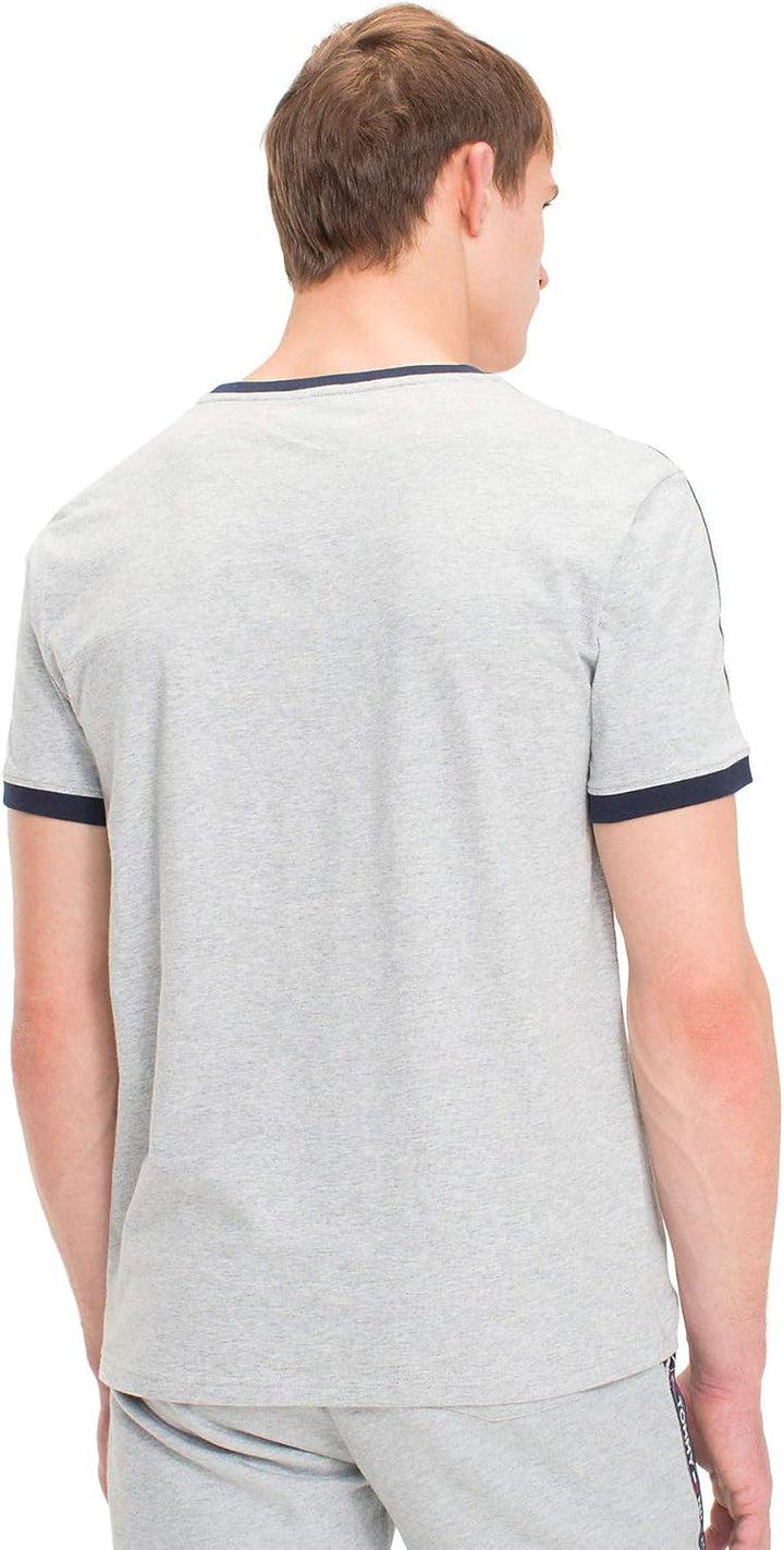Tommy Hilfiger Herren T-Shirt Kurzarm Rundhalsausschnitt M Grau, M Grau