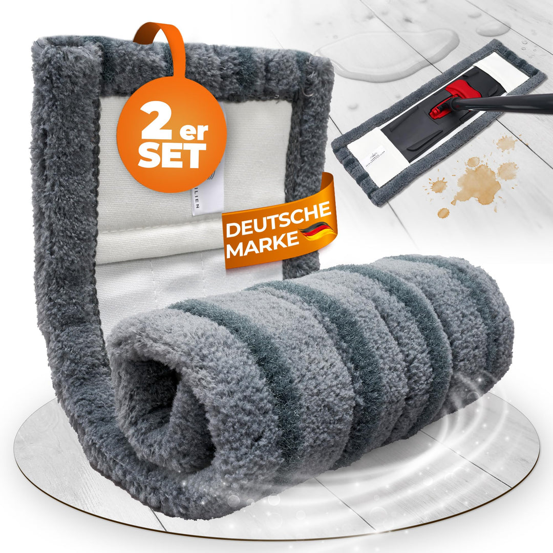 Wischmopp Bezug für Starke Verschmutzungen - Bodenwischer, Wischbezug von WOWtowelz – 40 cm Variante