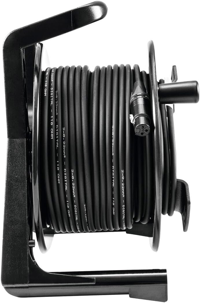Sommer Cable DMX Kabeltrommel XLR, 30 M, 2 x 0,22 mm, Mehrfarbig, One Size