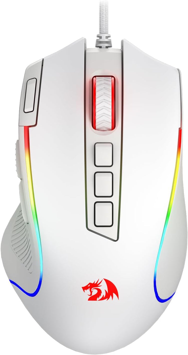 Redragon M612 RGB-Gaming-Maus, 8000 DPI kabelgebundene optische Gamer-Maus mit 11 programmierbaren T