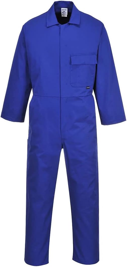 Standard Arbeitsoverall - Elastische Rücken Taille - Overall Grössen: S - 5XL - Large, Marineblau L