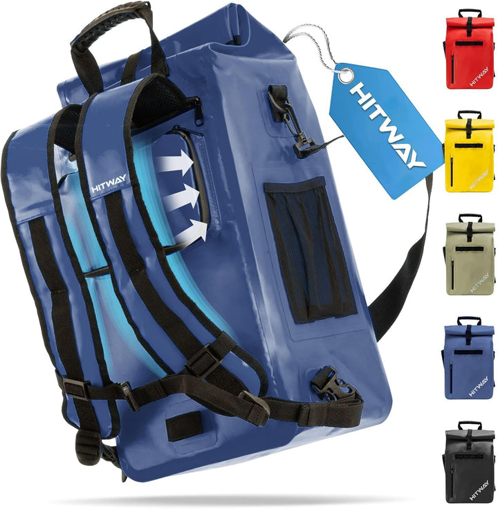 HITWAY Unisex Gb1 Fahrradrucksack L Blau, L Blau