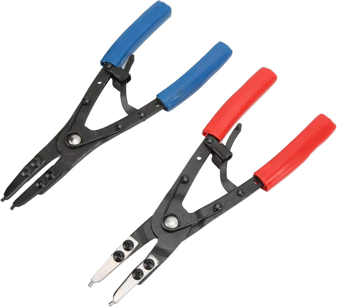 Seegeringzange Gross,Snap Ring Plier Set,Seegeringzange,Auto-Wartungswerkzeuge 2Pcs Heavy Duty Inter