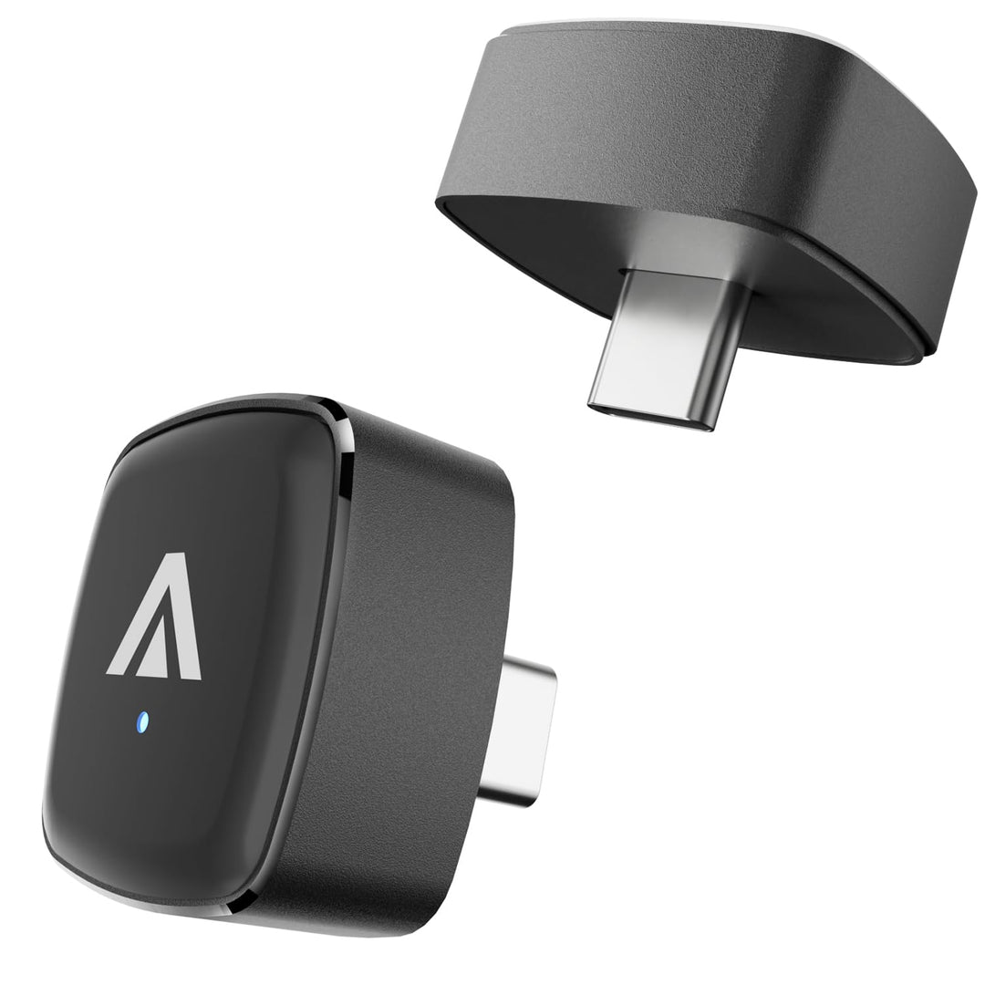 D7 USB-C Wireless CarPlay Android Auto Adapter 2-in-1 (2026) | Kabelloser Dongle für Wired CarPlay &