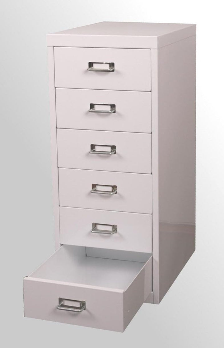 Schubladenschrank/Schubladen-Container HxBxT: 66x28x40cm mit 6 Schubladen aus Metall, weiss Marke: S