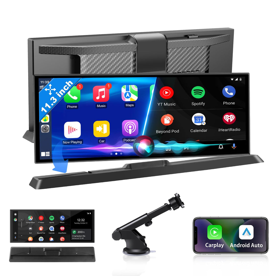 Exklusivität 11,3 Zoll Carplay Android Auto Display mit Stabile Halterung, Wireless Car Play Bildsch