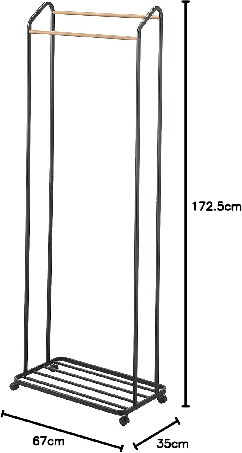 Coat Rack - Tower - black Schwarz, Schwarz