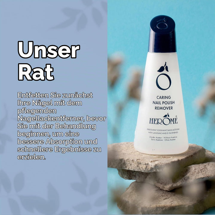 Herome 2-Pack Nagelhärter Sensitive - Nagelverstärker Garantiert Feste Nägel Innerhalb von 30 Tagen.