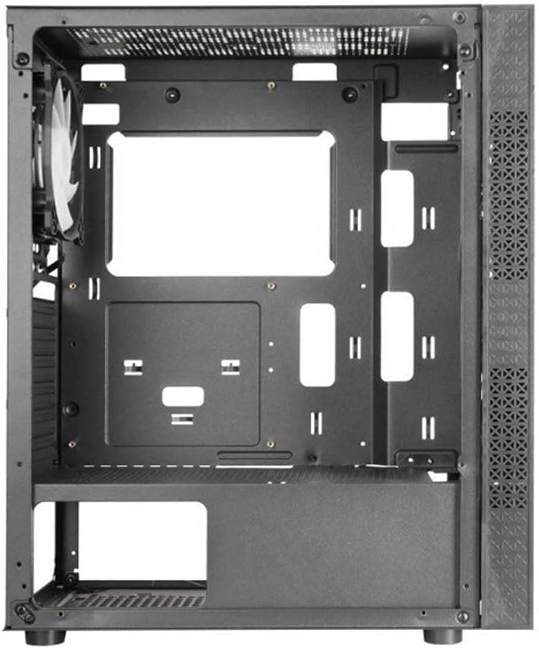 Mars Gaming MC-U3 Schwarz, PC ATX XL Gehäuse, Front Triple ARGB, 12cm Lüfter, Gehärtetes Glasfenster