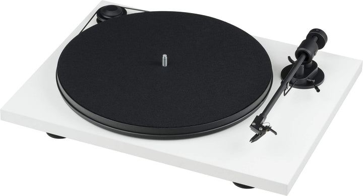 Pro-Ject Primary E Phono, Audiophiler Plug&Play Plattenspieler mit integrierter Phono Vorstufe (Weis