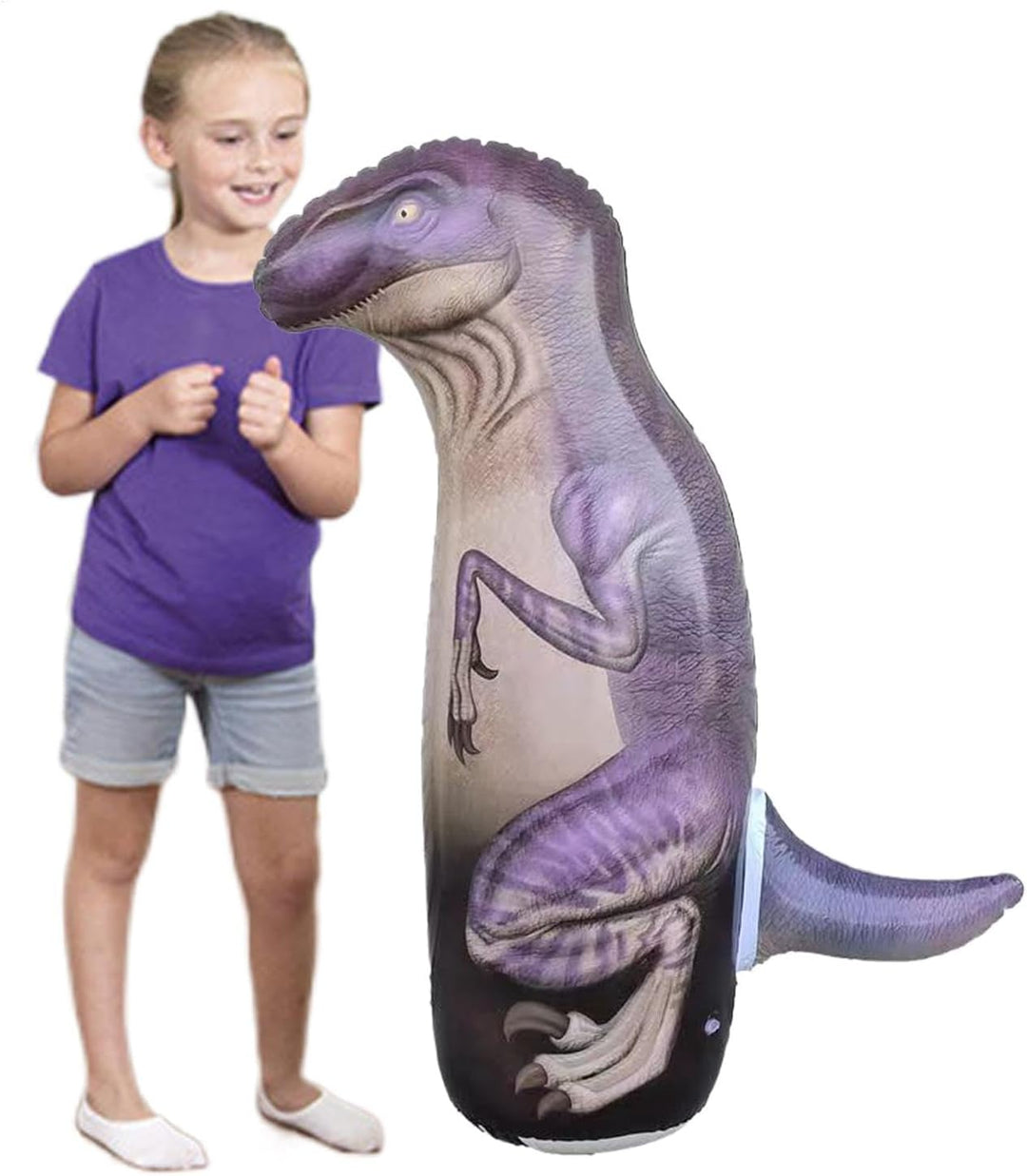 Dinosaur Boxsack Box Training Aufblasbar Spielzeug | 94 cm Kinder Boxsack mit Sofortiger Rückfederun