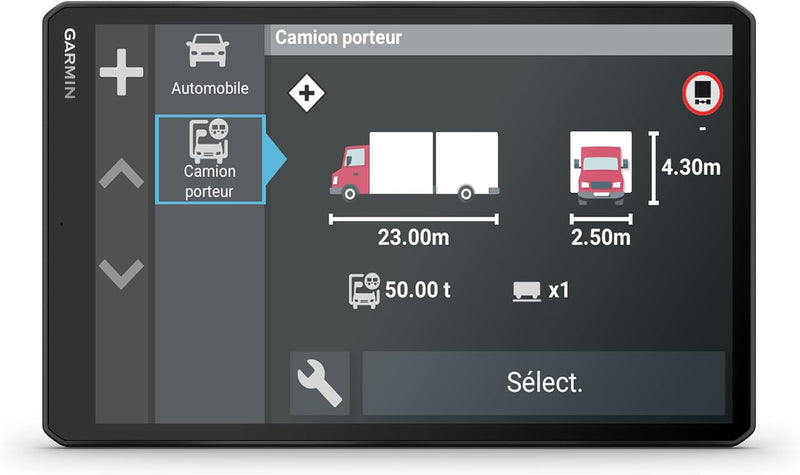 Garmin dēzl LGV 1010 MT-D EU – LKW-Navigationsgerät mit 8“ (20,3 cm) Farbdisplay & BC 50 – Drahtlose