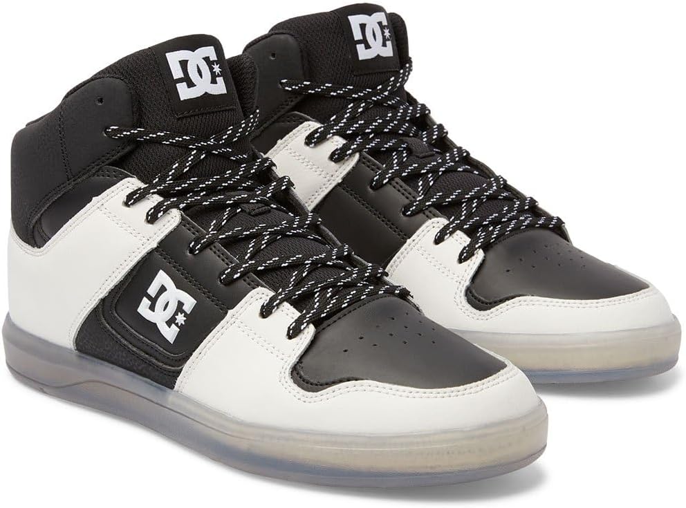 DC Shoes Herren Cure Skate-Schuh, 39 EU Black Cream