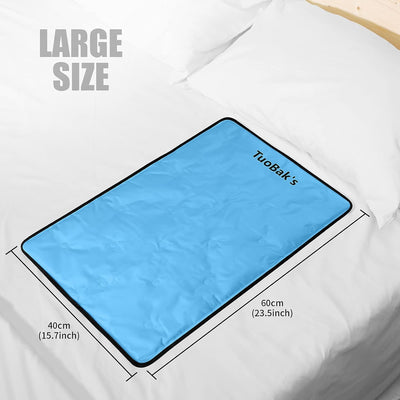 TuoBak's Kühlendes Kopfkissen I Kühlende Kissen I Kühlendes Kissen 60×40cm Grosse Gelkissen Kühlend