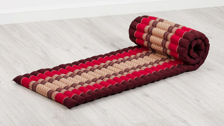 livasia Rollmatte Rollmatratze S schmal - 200x50x4,5cm - Gästebett Gästematratze 1 Person mit Muster
