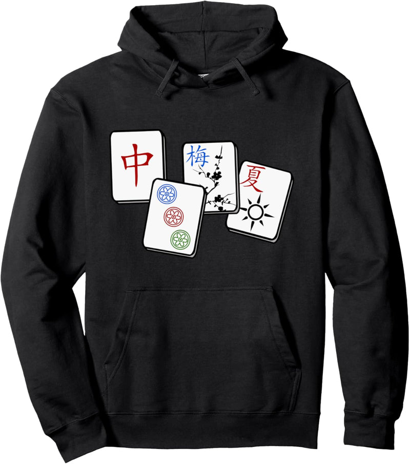 Liebe es Mahjong zu spielen Pullover Hoodie