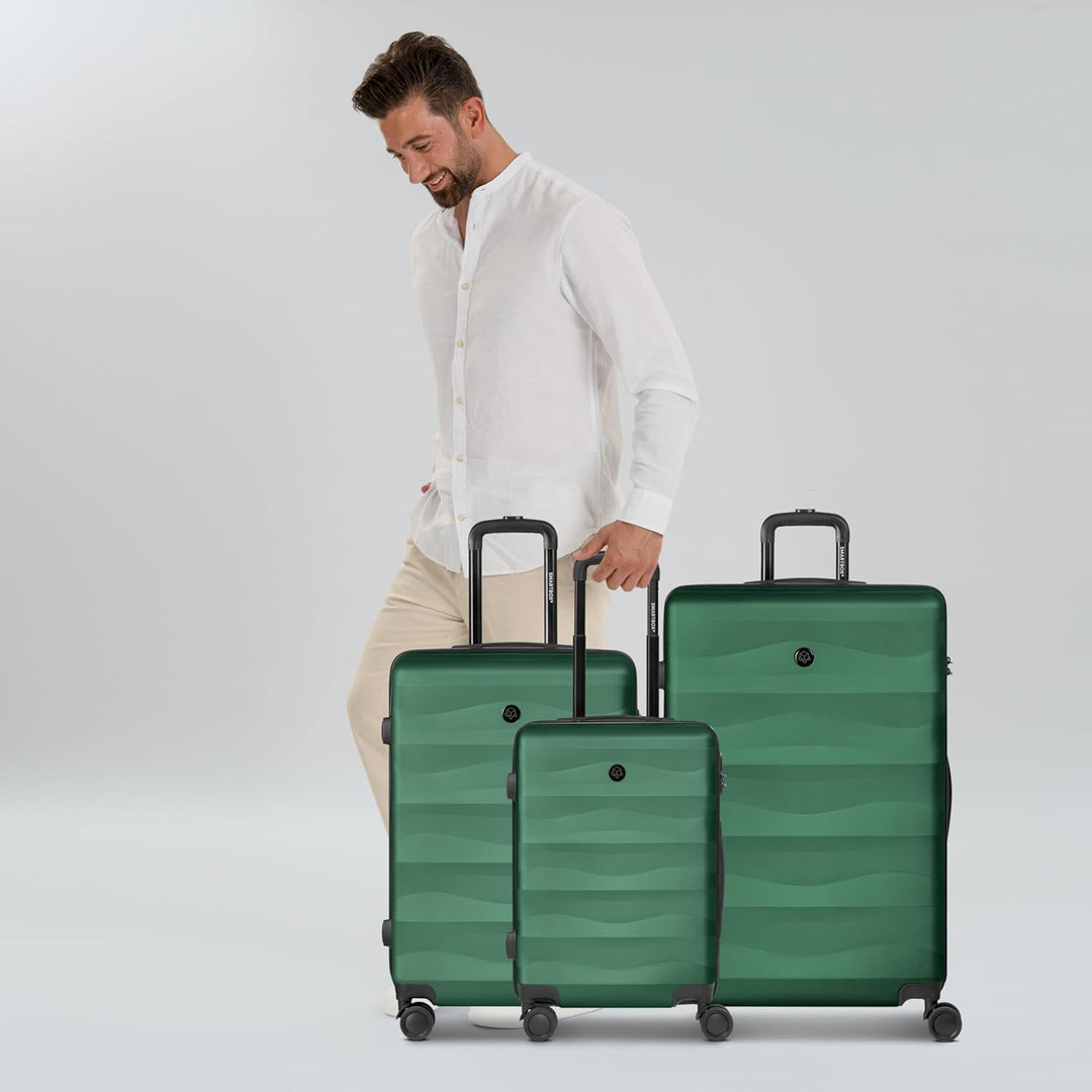 SMARTBOX Hartschalen Koffer-Set 3-teilig für Damen & Herren | leichte & stabile Reise-Trolleys aus h