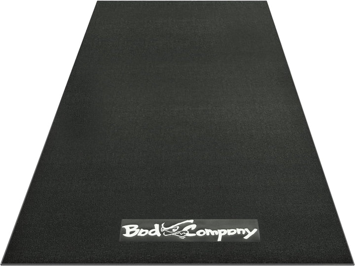Bad Company Bodenmatte I Geruchsneutrale Bodenschutzmatte für Trainingsgeräte in 130 x 90 cm oder 18